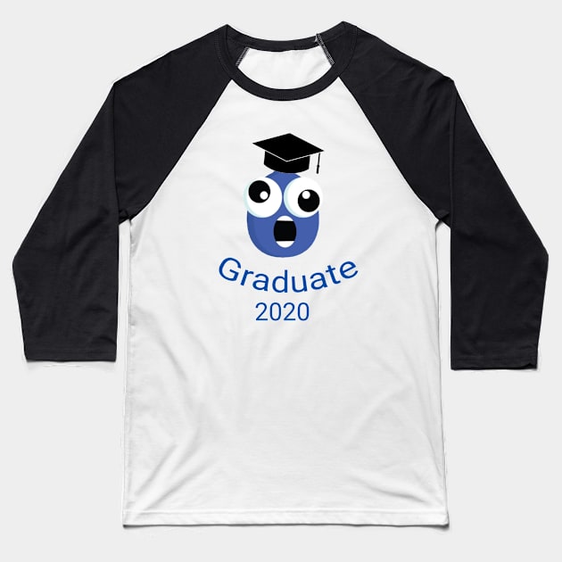 Graduate Baseball T-Shirt by  Memosh Everything 